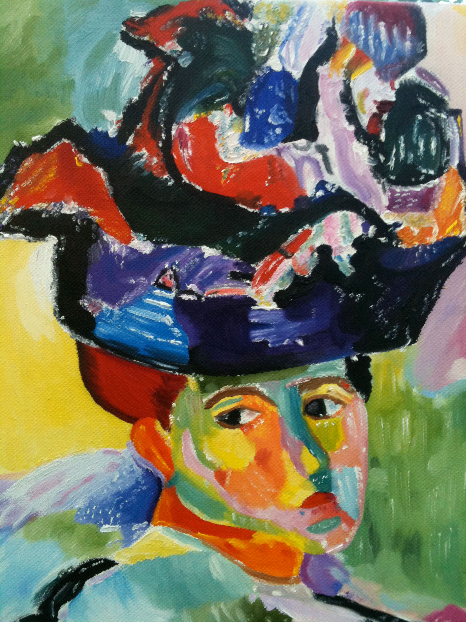 woman with a hat matisse