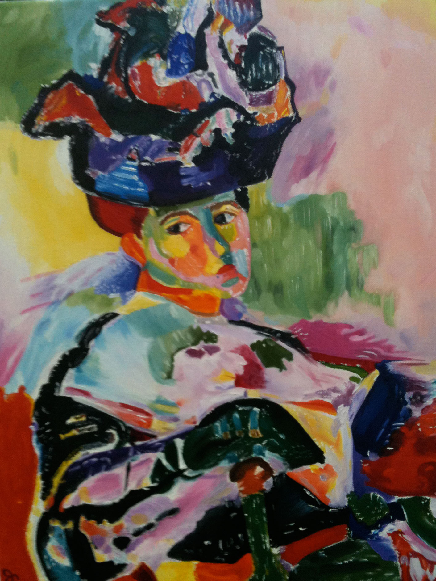 woman with a hat matisse